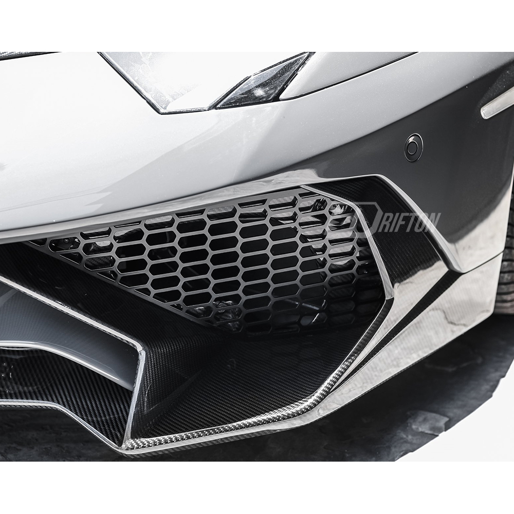 LP750 SV Style Partial Exposed Dry Carbon Fiber Front Bumper For Lamborghini Aventador & S & SV  LP700 LP740 LP750 2011-2021