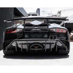 LP750 SV Style Dry Carbon Fiber Rear Spoiler Wing For Lamborghini Aventador & S & SV  LP700 LP740 LP750 2011-2021