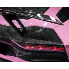 Novitec Style Dry Carbon Fiber Rear Spoiler Wing With Base Lid For Lamborghini Aventador & S & SV  LP700 LP740 LP750 2011-2021