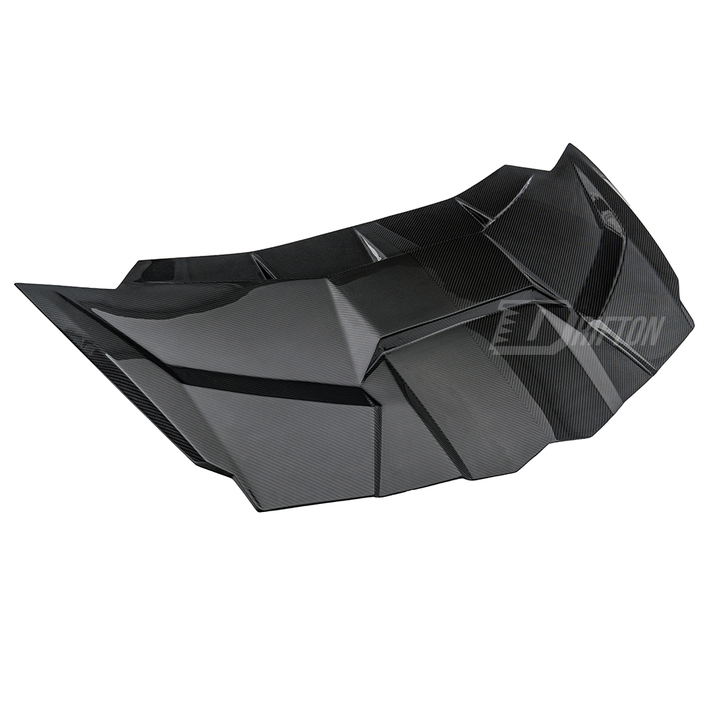 CMST Sytle Full Exposed Dry Carbon Fiber Front End Bumper Fenders Hood Combo For Lamborghini Aventador & S & SV  LP700 LP740 LP750 2011-2021