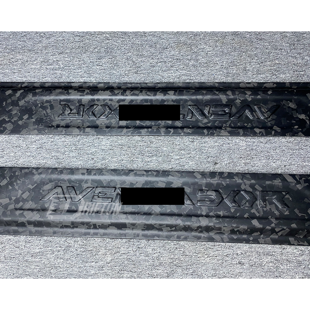 Forged Dry Carbon Fiber Door Sills Scuff Plates Panels Trim (Replacement) For Lamborghini Aventador & S  LP700 LP740 2011-2021