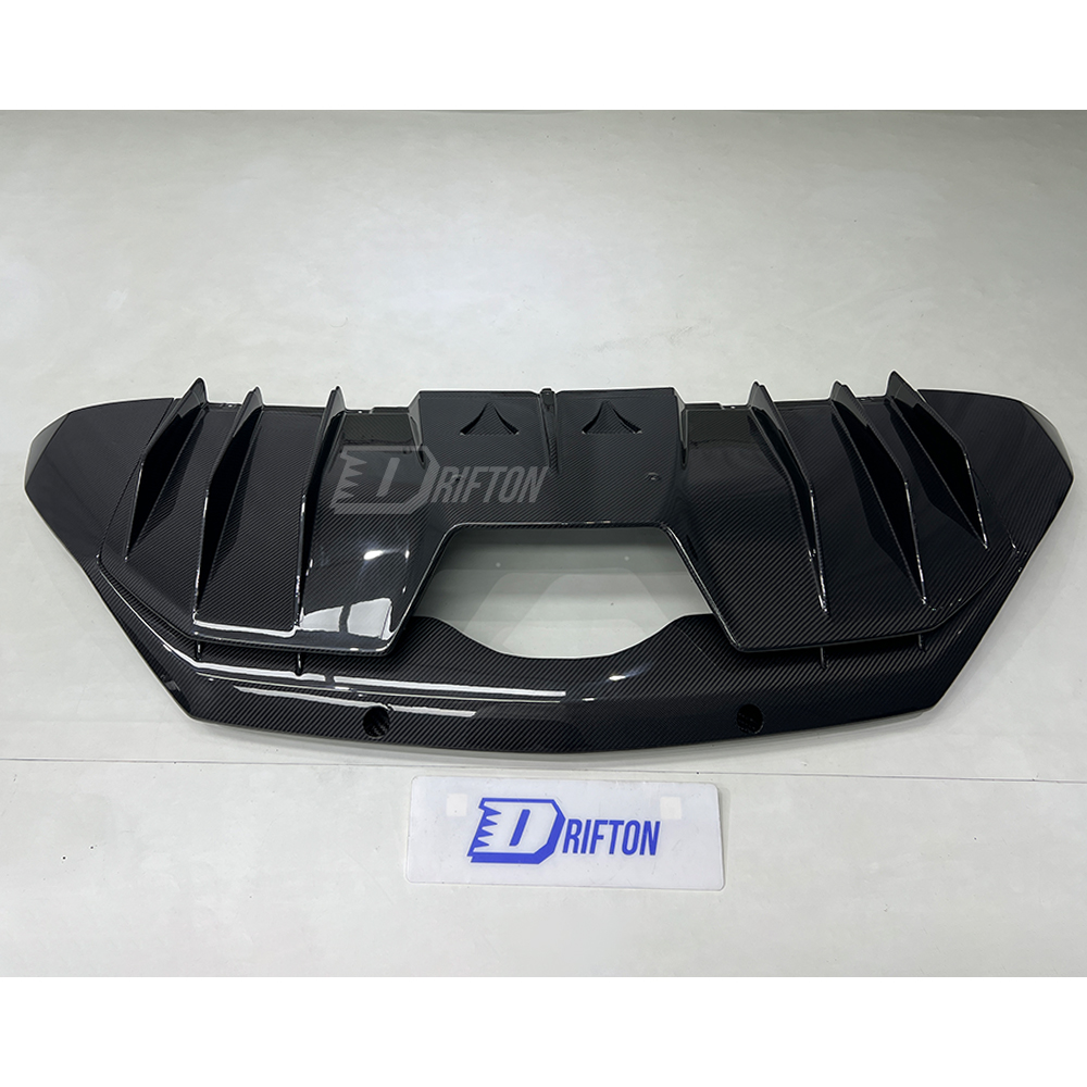 OEM Style Dry Carbon Fiber Rear Diffuser For Lamborghini Aventador S LP740 2016-2021