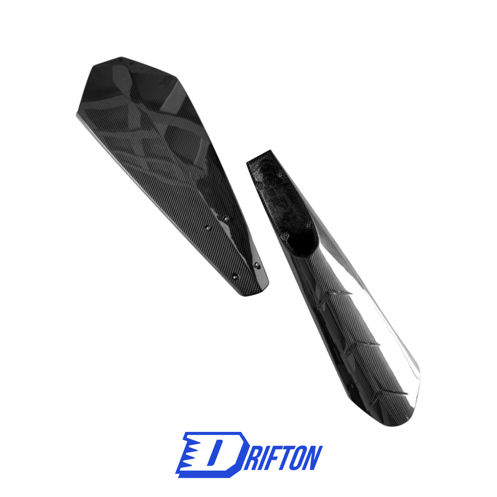 1016 Sytle Dry Carbon Fiber Roof Vent Air Scoops For Lamborghini Aventador SVJ LP770 2018-2021