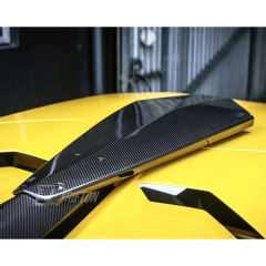 1016 Sytle Dry Carbon Fiber Roof Vent Air Scoops For Lamborghini Aventador SVJ LP770 2018-2021