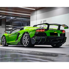 CMST Sytle Dry Carbon Fiber Rear Diffuser For Lamborghini Aventador LP700 2011-2015