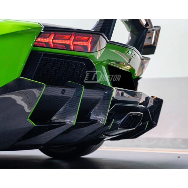 CMST Sytle Dry Carbon Fiber Rear Diffuser For Lamborghini Aventador LP700 2011-2015
