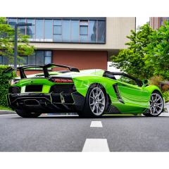 CMST Sytle Dry Carbon Fiber Side Rear Vents Trim For Lamborghini Aventador LP700 2011-2015