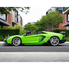 CMST Sytle Dry Carbon Fiber Side Skirt For Lamborghini Aventador LP700 2011-2015