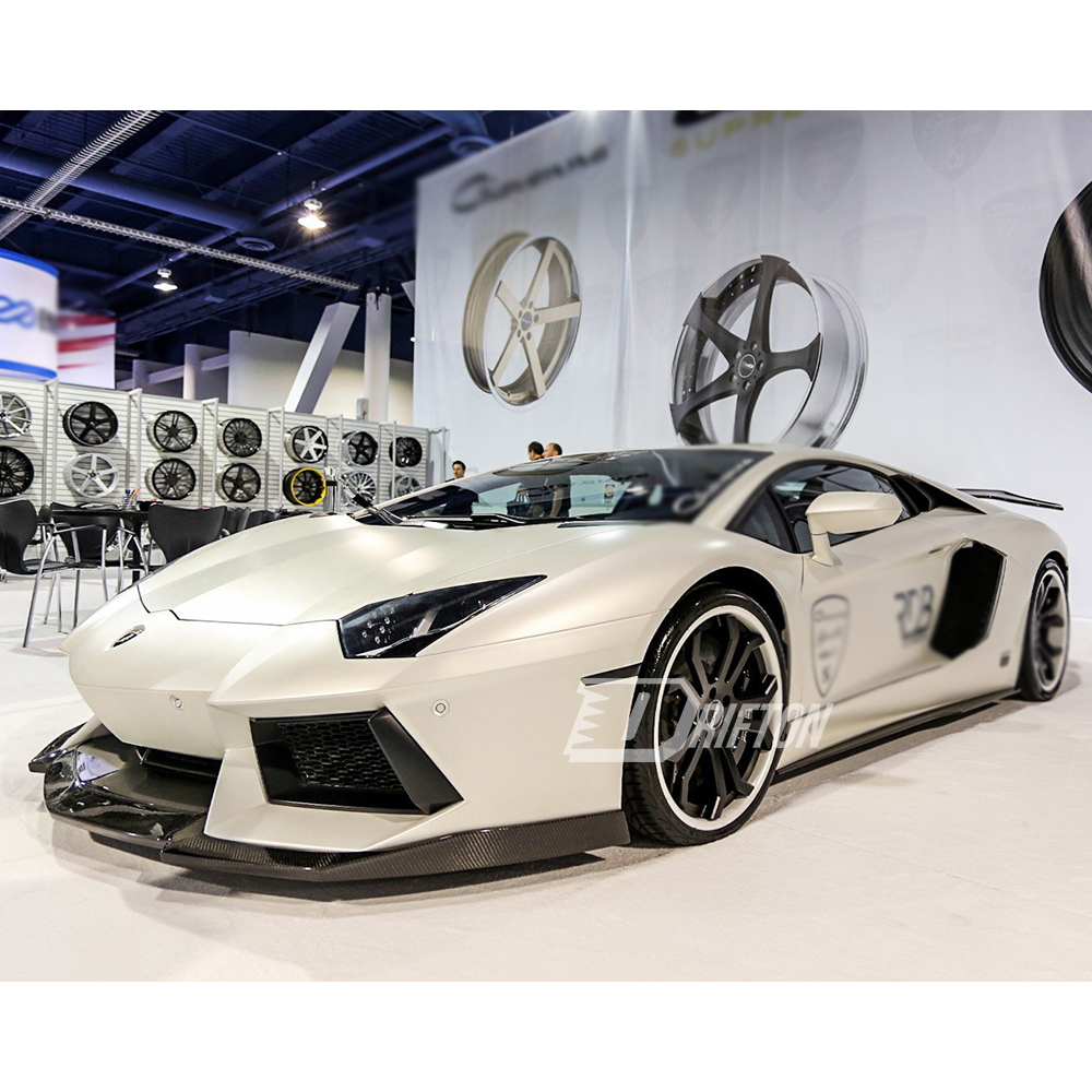 DMC Style Dry Carbon Fiber Front Lip For Lamborghini Aventador LP700 2011-2015