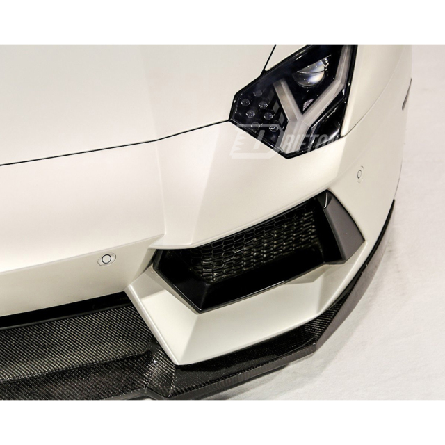 DMC Style Dry Carbon Fiber Front Lip For Lamborghini Aventador LP700 2011-2015