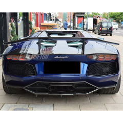 DMC Style Dry Carbon Fiber Rear Diffuser For Lamborghini Aventador LP700 2011-2015