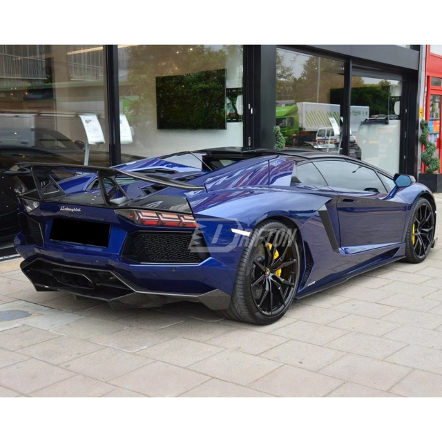 DMC Style Dry Carbon Fiber Rear Diffuser For Lamborghini Aventador LP700 2011-2015