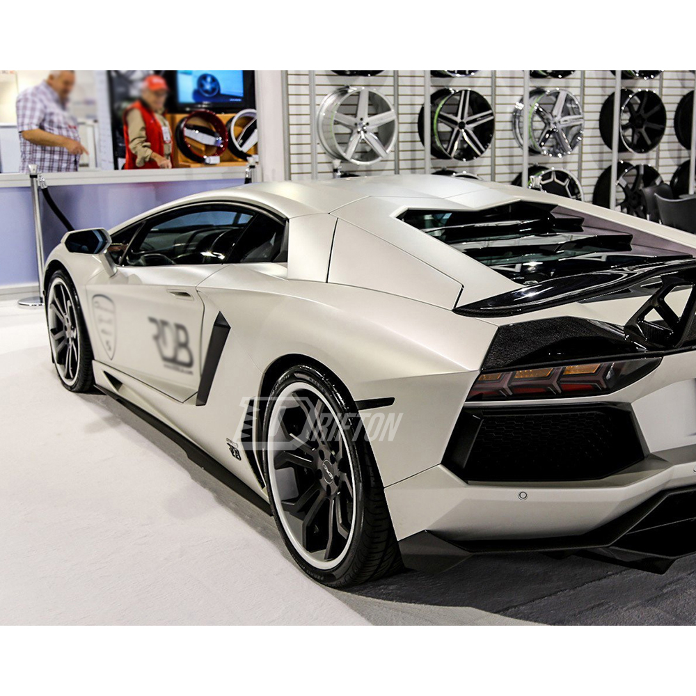 DMC Style Dry Carbon Fiber Side Skirt For Lamborghini Aventador LP700 2011-2015