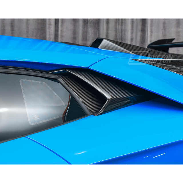 Dry Carbon Fiber Rear Engine Air Intake Vents For Lamborghini Aventador & S  LP700 LP740 2011-2021