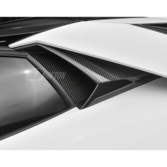 Dry Carbon Fiber Rear Engine Air Intake Vents For Lamborghini Aventador & S  LP700 LP740 2011-2021