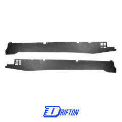 Dry Carbon Fiber Side Skirt Extension Panels For Lamborghini Aventador LP700 2011-2015