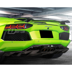 H-Vorsteiner Style Carbon Fiber Rear Spoiler Wing For Lamborghini Aventador & S & SV  LP700 LP740 LP750 2011-2021