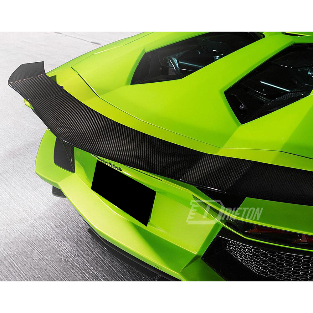 H-Vorsteiner Style Carbon Fiber Rear Spoiler Wing For Lamborghini Aventador & S & SV  LP700 LP740 LP750 2011-2021