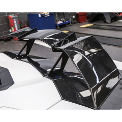 LP750 SV Style Dry Carbon Fiber Rear Spoiler Trunk Base Lid For Lamborghini Aventador LP700 2011-2015