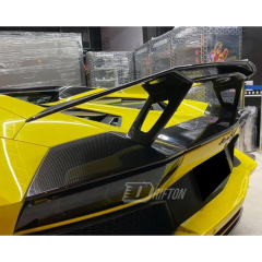 LP750 SV Style Dry Carbon Fiber Rear Spoiler Trunk Base Lid For Lamborghini Aventador LP700 2011-2015