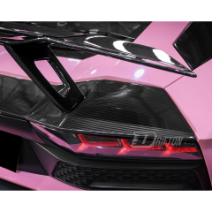 LP750 SV Style Dry Carbon Fiber Rear Spoiler Trunk Base Lid For Lamborghini Aventador LP700 2011-2015