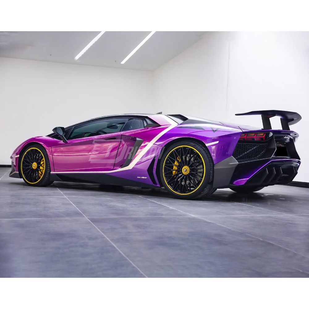 LP750 SV Style Dry Carbon Fiber Rear Spoiler Wing With Primerd Base Lid For Lamborghini Aventador & S & SV  LP700 LP740 LP750 2011-2021