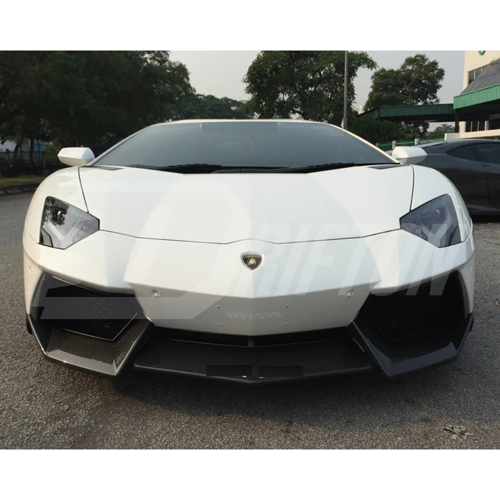Novitec Style Dry Carbon Fiber Front Side Splitter For Lamborghini Aventador LP700 2011-2015