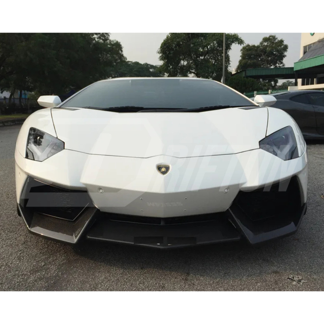 Novitec Style Dry Carbon Fiber Front Side Splitter For Lamborghini Aventador LP700 2011-2015
