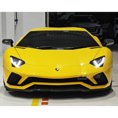 OEM Style Dry Carbon Fiber Front Lip For Lamborghini Aventador S LP740 2016-2021