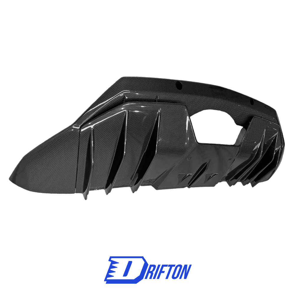OEM Style Dry Carbon Fiber Rear Diffuser For Lamborghini Aventador S LP740 2016-2021