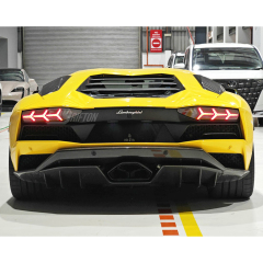 OEM Style Dry Carbon Fiber Rear Diffuser For Lamborghini Aventador S LP740 2016-2021