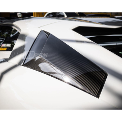 OEM Style Dry Carbon Fiber Rear Engine Side Vents Air Scoop For Lamborghini Aventador S LP740 2016-2021