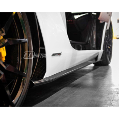 OEM Style Dry Carbon Fiber Side Skirts For Lamborghini Aventador S LP740 2016-2021