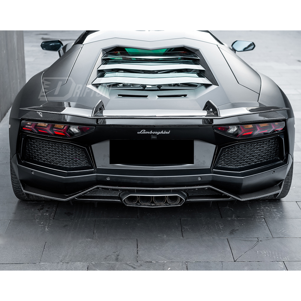 Vorsteiner Style Dry Carbon Fiber Rear Spoiler Wing For Lamborghini Aventador & S & SV  LP700 LP740 LP750 2011-2021