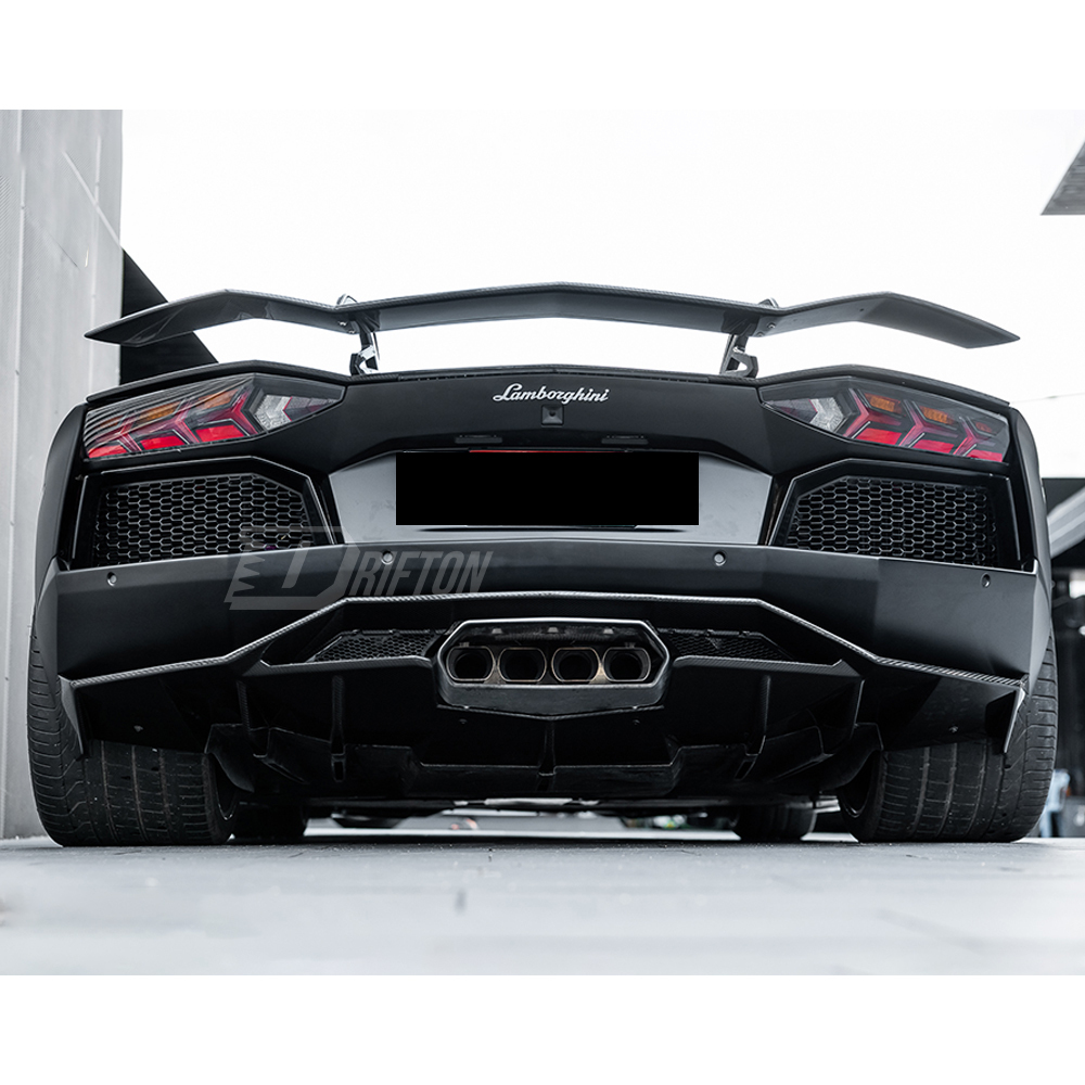 Vorsteiner Style Dry Carbon Fiber Rear Spoiler Wing For Lamborghini Aventador & S & SV  LP700 LP740 LP750 2011-2021