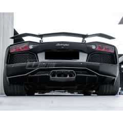Vorsteiner Style Dry Carbon Fiber Rear Spoiler Wing For Lamborghini Aventador & S & SV  LP700 LP740 LP750 2011-2021