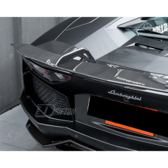 Vorsteiner Style Dry Carbon Fiber Rear Spoiler Wing For Lamborghini Aventador & S & SV  LP700 LP740 LP750 2011-2021