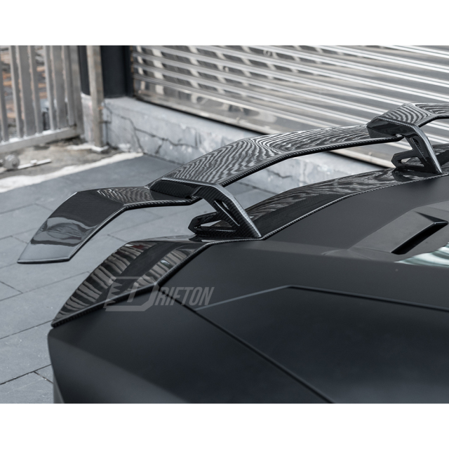 Vorsteiner Style Dry Carbon Fiber Rear Spoiler Wing For Lamborghini Aventador & S & SV  LP700 LP740 LP750 2011-2021