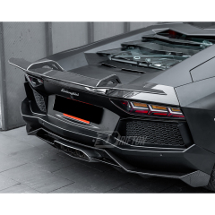 Vorsteiner Style Dry Carbon Fiber Rear Spoiler Wing For Lamborghini Aventador & S & SV  LP700 LP740 LP750 2011-2021