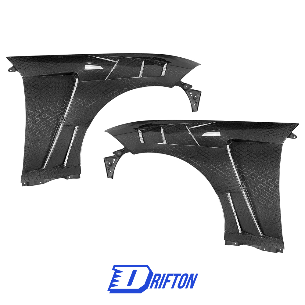 CMST Style HoneyComb Carbon Fiber Front Fender For Nissan Z Fairlady 400Z RZ34 2022+