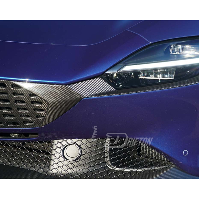 Novitec Style Dry Carbon Fiber Front Inlet Trims For Ferrari Roma 2020-2025