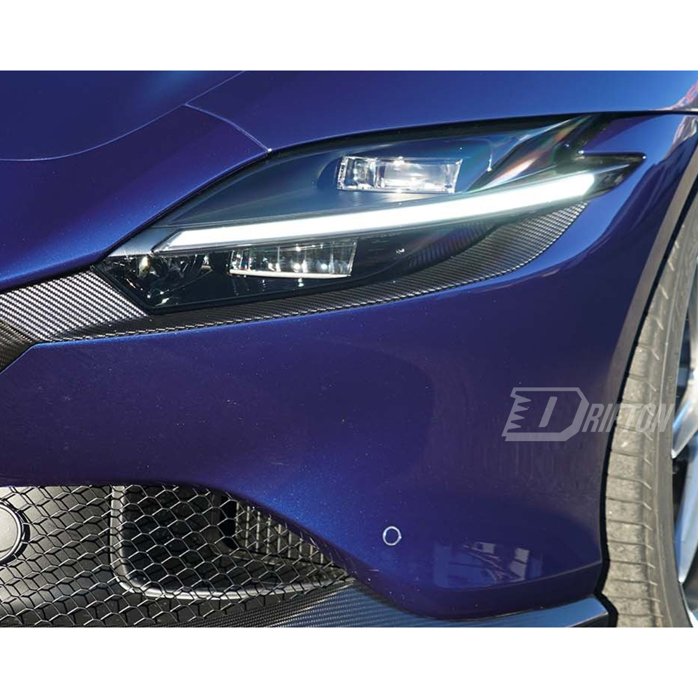 Novitec Style Dry Carbon Fiber Front Inlet Trims For Ferrari Roma 2020-2025
