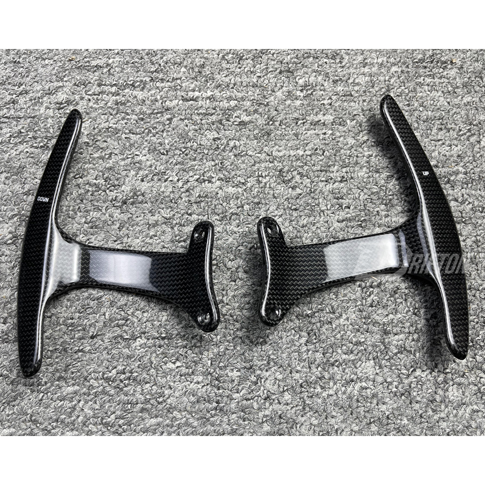 Dry Carbon Fiber Interiors Kits Steering Wheel Gear Shift Paddle For Ferrari 296 GTB & GTS 2021-2025