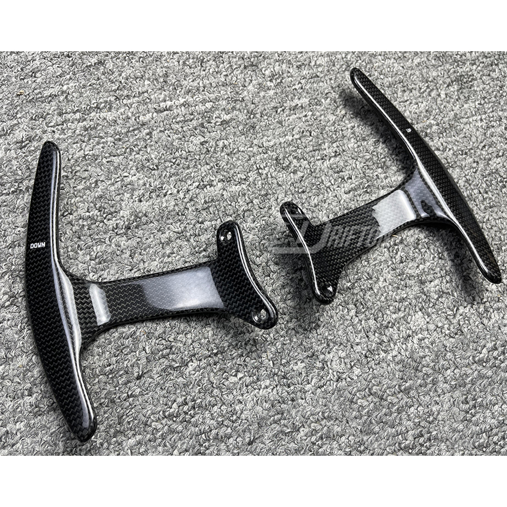 Dry Carbon Fiber Interiors Kits Steering Wheel Gear Shift Paddle For Ferrari 296 GTB & GTS 2021-2025