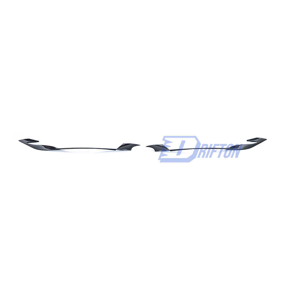Mansory Style Dry Carbon Fiber Front Bumper Headlights Trim For Ferrari Roma 2020-2025