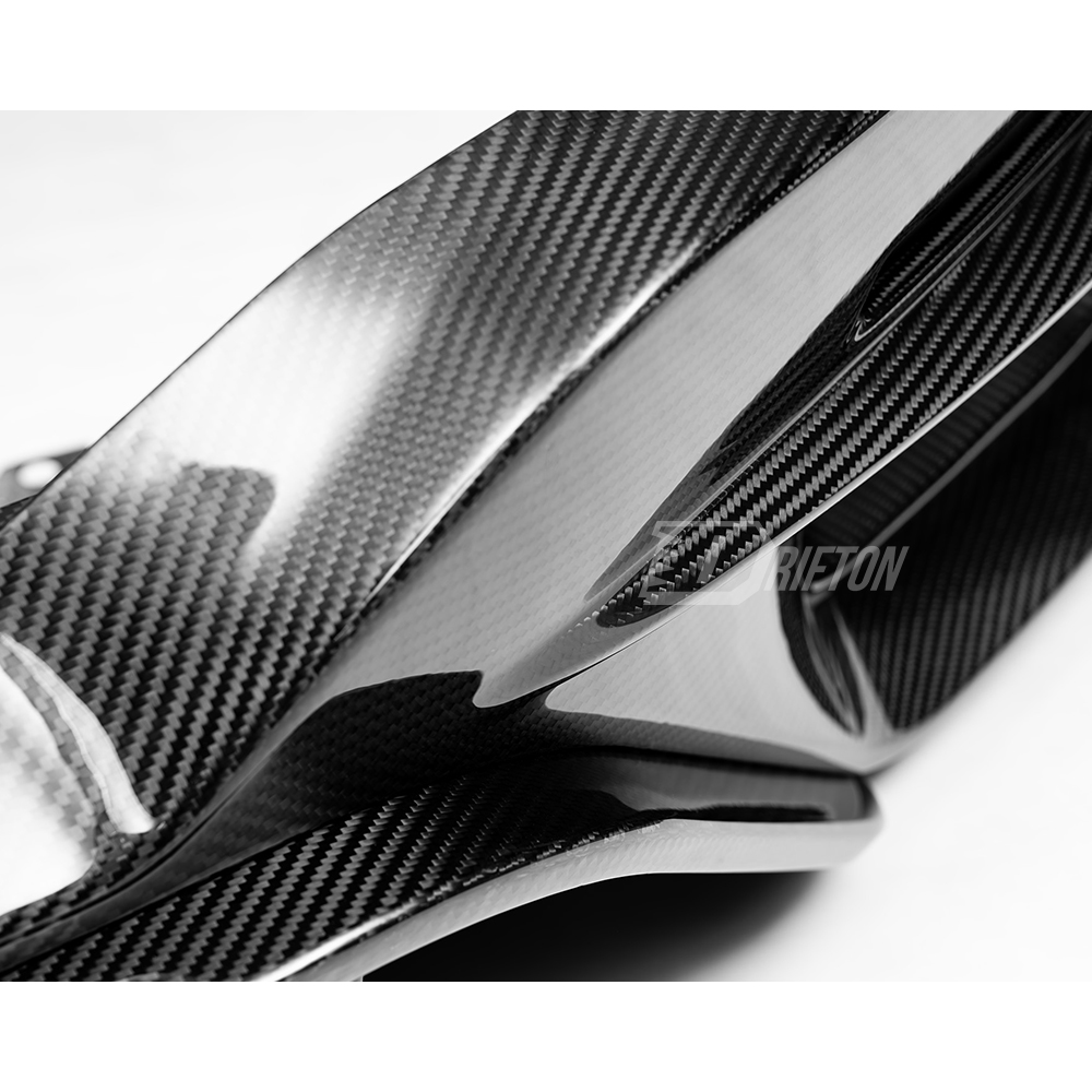 Mansory Style Dry Carbon Fiber Rear Bumper Diffuser For Ferrari Roma 2020-2025