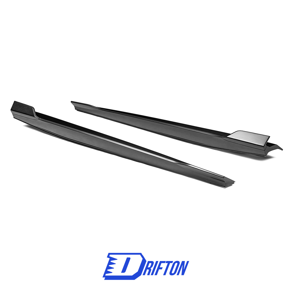 Mansory Style Dry Carbon Fiber Side Skirts For Ferrari Roma 2020-2025