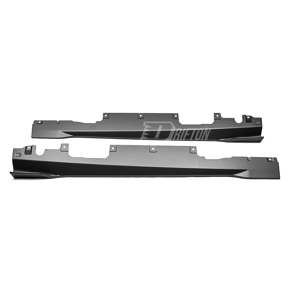 Mansory Style Dry Carbon Fiber Side Skirts For Ferrari Roma 2020-2025