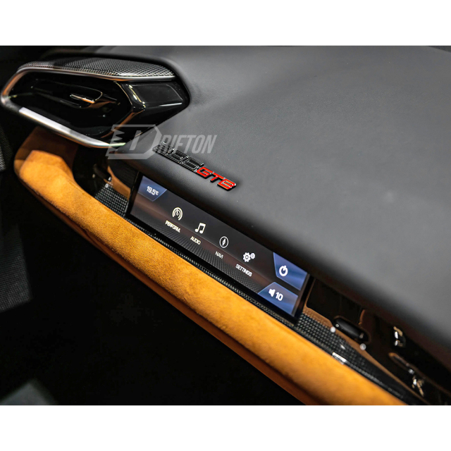 Dry Carbon Fiber Interiors Kits Lateral Passenger Display Panel For Ferrari 296 GTB & GTS 2021-2025
