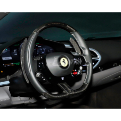 Dry Carbon Fiber Interiors Kits Steering Wheel Gear Shift Paddle For Ferrari 296 GTB & GTS 2021-2025